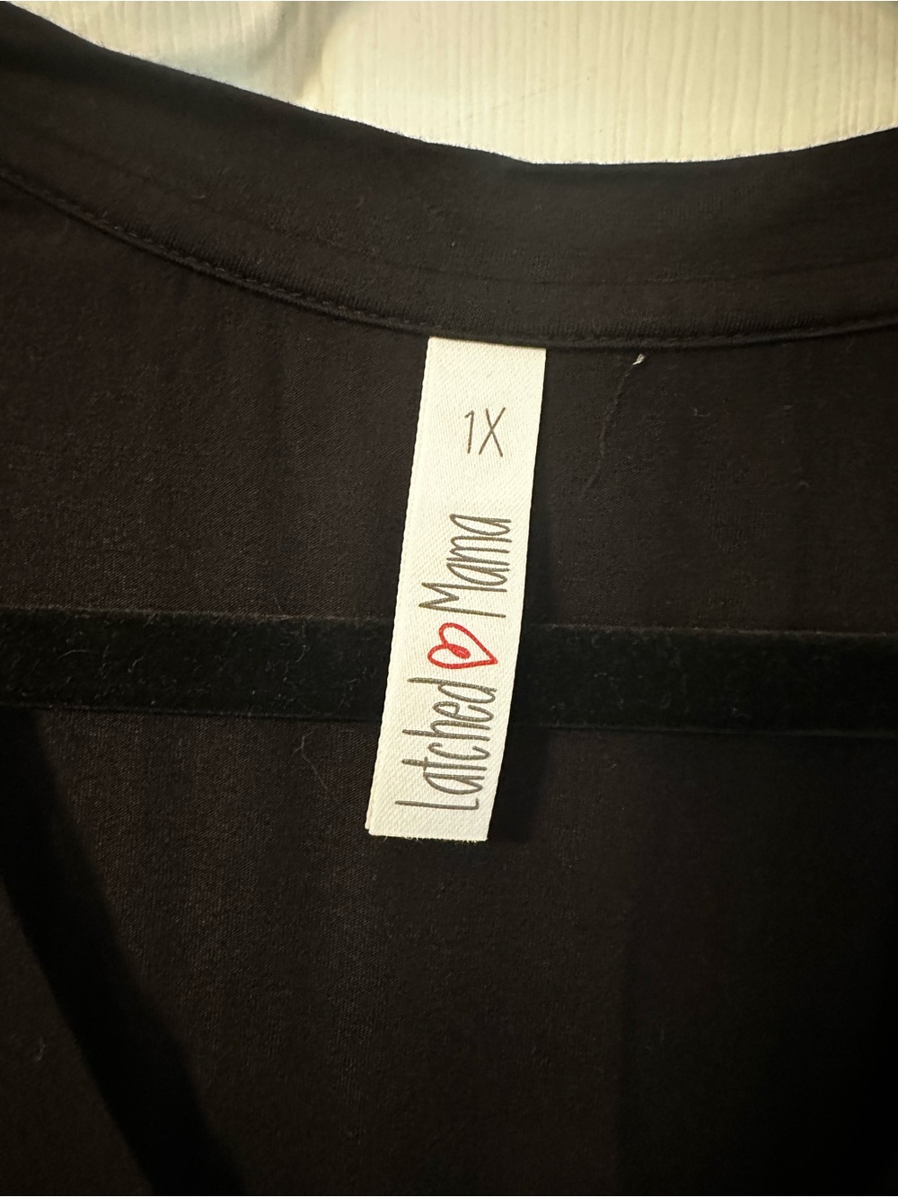 ***Three Pack*** of Latched Mama V-Neck Short Sleeve Tee Grey, Navy, Black - Picture 6 of 10